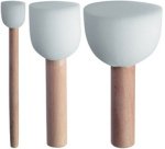 Pinceau pour pochoir, kit de 3