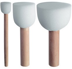 Pinceau pour pochoir, kit de 3