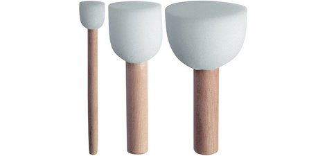 Pinceau pour pochoir, kit de 3