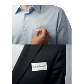 Badge BADGEFIX, autocollant, 30 x 60 mm