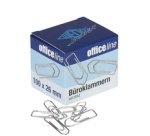 Trombones, zingué brillant, 26 mm, petit paquet