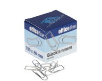 Trombones, zingué brillant, 26 mm, grand paquet