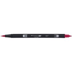 Tombow Feutre double pointe 'DUAL BRUSH PEN ABT', crimson
