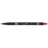 Tombow Dubbele punt viltstift 'DUAL BRUSH PEN ABT', klaproosrood