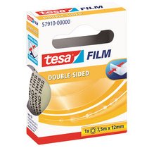 Film Ruban adhésif double face,12 mm x 7,5m,transparent