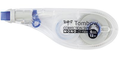 Tombow correctieroller Mono YSE breedte van de tape: 6 mm