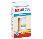 Moustiquaire STANDARD portes, 2 pièces de 0,65 m x 2,2m