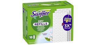 Serpillère sèche au parfum febreze, pack de recharge