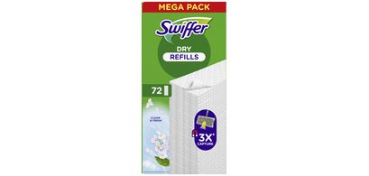 Serpillère sèche au parfum febreze, pack de recharge