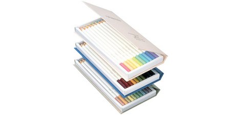 Crayons de couleur 'IROJITEN' Woodlands, set de 30,