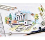 Crayons de couleur 'IROJITEN' Woodlands, set de 30,