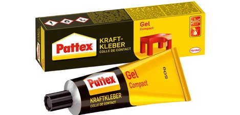 Kontaktkleber Gel Compact, mit Lösungsmittel, Tube 50 g
