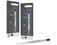 Recharge parker stylo-bille métal largeur fine coloris noir