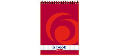 Bloc-notes à spirale x.book, A5, 50 feuilles