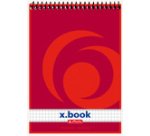 Bloc-notes à spirale x.book, A6, 50 pages