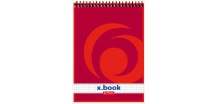 Bloc-notes à spirale x.book, A6, 50 pages