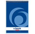 Schrijfblok met spiraal x.book, A7, 50 pagina's, gelineerd