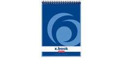 Bloc-notes à spirale x.book, A7, 50 pages, ligné
