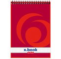Spiraalblok x.book, A7, 50 vellen, geruit