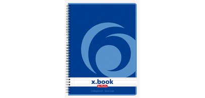 Spiral Notebook x.book A5, 160 pages, lined