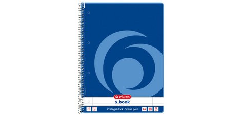 Cahier à spirales x.book, A4, 160 pages, ligné