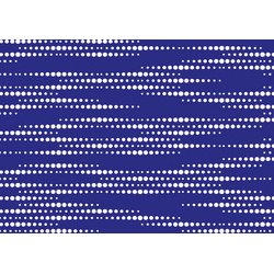 Papier cadeau 'Petits points bleus', sur rouleau