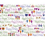 Papier cadeau 'Congratulations', sur rouleau