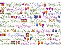 Papier cadeau 'Congratulations', sur rouleau