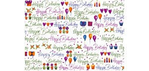 Papier cadeau 'Congratulations', sur rouleau