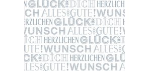 Papier cadeau 'Typo Happy', sur rouleau