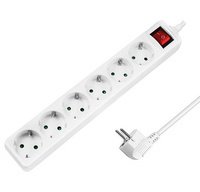 Multiprise, 6 prises, avec interrupteur