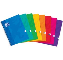 Cahier reliure intégrale, 240 x 320 mm, quadrillé 5x5