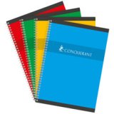 CONQUERANT SEVEN Notebook, full binding, 170 x 220 mm Seyès