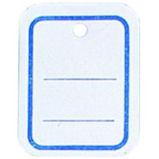 Etiquette à suspendre, 30 x 37 mm, perforé, ligné