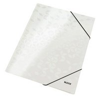 Chemise à élastique WOW, A4, carton,  perle