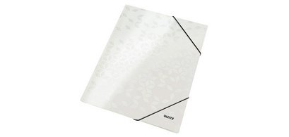 Chemise à élastique WOW, A4, carton,  perle