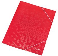 Chemise à élastique WOW, A4, carton,  perle