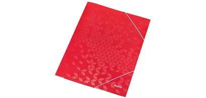 Chemise à élastique WOW, A4, carton,  perle