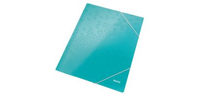 Elastic Folder WOW, A4, cardboard, pearl