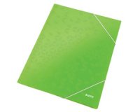 Chemise à élastique WOW, A4, carton, vert