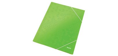 Chemise à élastique WOW, A4, carton,  perle