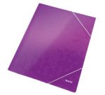 Chemise à élastique WOW, A4, carton,  perle