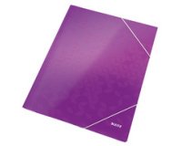 Chemise à élastique WOW, A4, carton,  perle