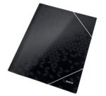 Chemise à élastique WOW, A4, carton,  perle