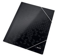 Chemise à élastique WOW, A4, carton,  perle