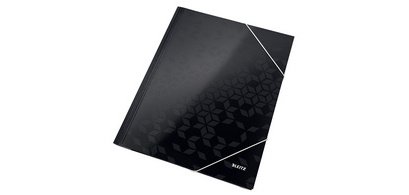 Chemise à élastique WOW, A4, carton,  perle