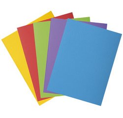 Pack of 50 1 flap folders ROCK'S 210 - 24x32cm - Dark purple
