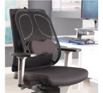 Support dorsal en maille Professionnel Series, noir