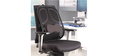 Support dorsal en maille Professionnel Series, noir