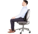 Support dorsal en maille Professionnel Series, noir